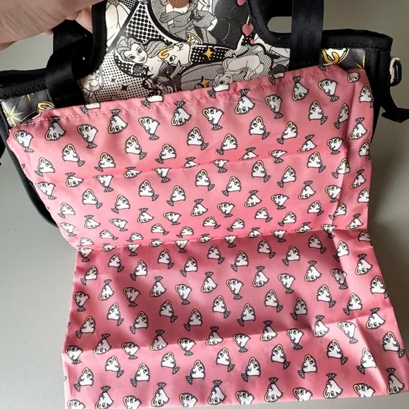 Petunia Pickle Bottom Disney Beauty And The Beast Pop Art Belle Stroller Caddy - Picture 8 of 12